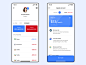 Finey付费帐户UI设计作品app界面个人中心首页素材资源模板下载