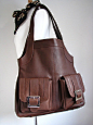 leather pocket bag