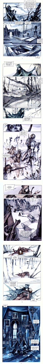 推荐一部画风精美的法语漫画《Dracula》，作者：Pascal Croci。下载地址：http://t.cn/zYUUB4y