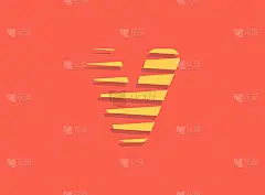 V字快，速度运动标志。运动风格的未来主义的斜面设计有用的交付海报，工业，赛车识别和更多