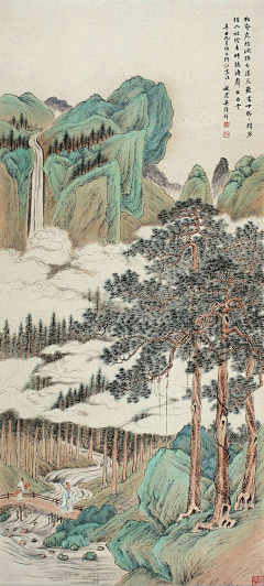 拉勾上钓采集到出处 名画 古画 工笔画