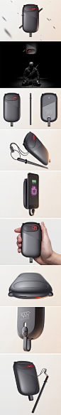 We have seen a vast number of portable power bank concepts over this past year, but the playfulness and overall incredible detail of this one stole our attention. Meet Ninja. K, the power bank with attitude! The design incorporates a range of elements tha