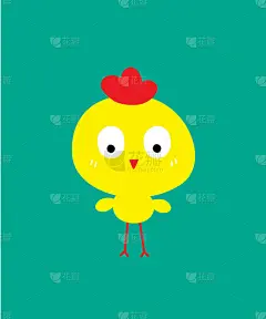 cute little chicken vector