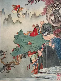 1963年画条屏——孙悟空三打白骨精 - 小红书
