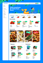FoodGroceries Delivery Homepage Design by Julien Renvoye for Voila on