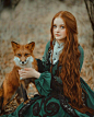 狐狸与少女。
anastasiya_dobrovolskaya ​​​​