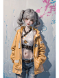 061涂鸦的少女叛逆不羁