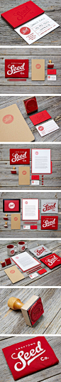 Cool Brand Identity Design. Corktow Seed Co. #branding #brandidentity [http://www.pinterest.com/alfredchong/]