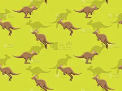 可爱的,四方连续纹样,袋鼠,卡通,二进制码,壁纸,动物园,野生动物,图像,有袋亚纲