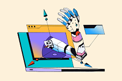渡头不渡河采集到插画-UI