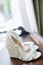 Wedding shoes | Amanda时尚笔记  蕾丝 婚鞋