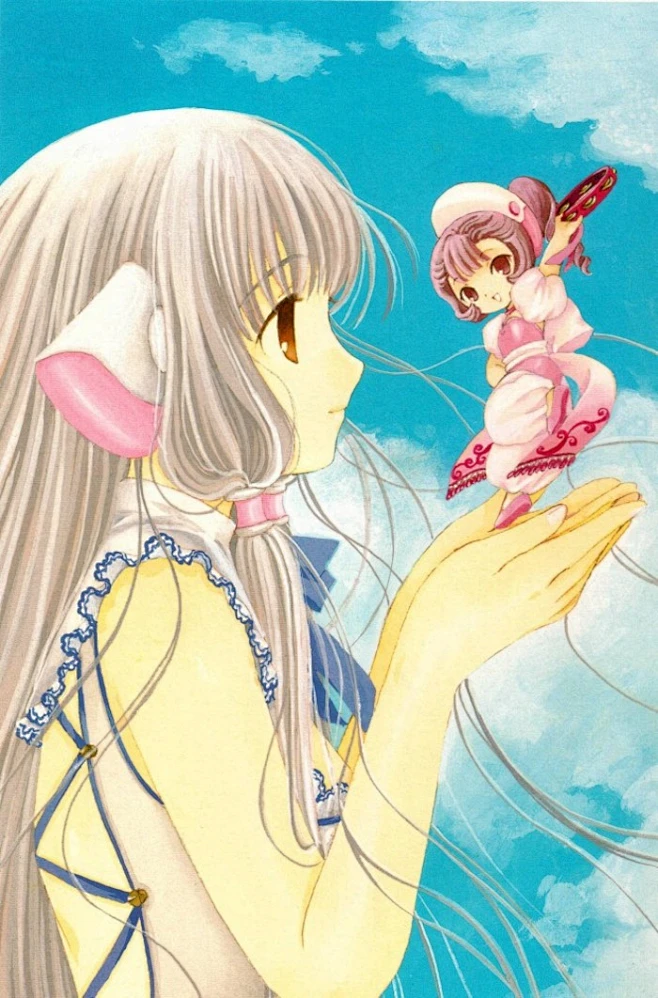 人形电脑天使心，chobits,~clamp原画集图片_动漫—人型电脑天使心图片素材-花瓣网