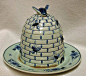 Antique  Delfts Blauwe Honingpot.