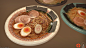 Variable Ramen Material, Kento Yamamoto : Full procedural ramen material for games.
I made it for studying Substance Designer 
100% Substance.