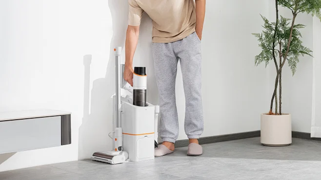 JONR VC10 Pro Battery Vacuum Cleaner with Self-Cleaning Suction Station ...