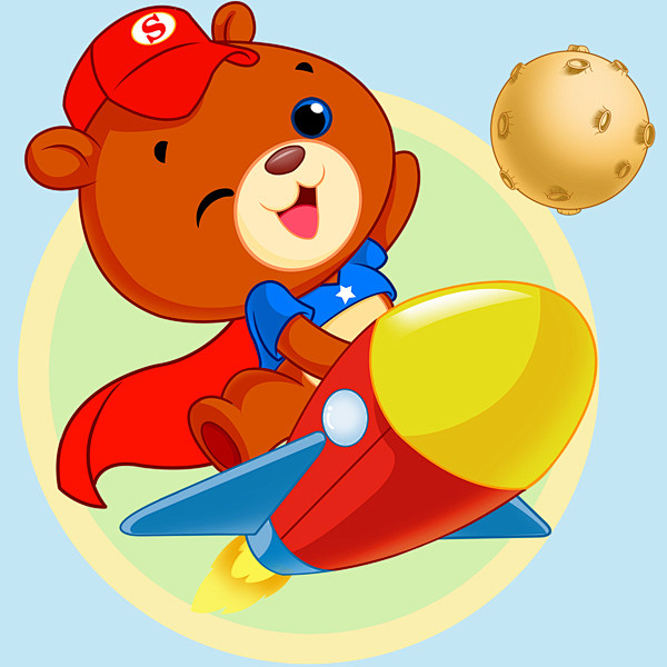 可爱头像萌萌哒熊小弟sambearbyiloncartoon分享卡通形象吉祥物动漫