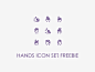 Hands Icon Set