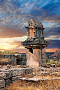 
The Lycian Harpy Tomb (480-470 B.C.) Xanthos, Turkey ~ UNESCO World Heritage Site. Photo: Paul Williams

