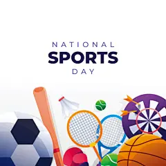 体育运动会活动比赛跑步健身校园广告海报扁平插画AI矢量设计素材(2) .eps素材下载