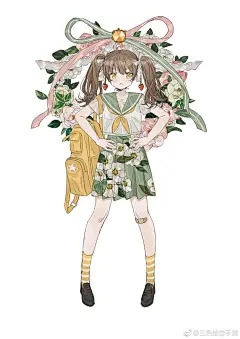 再次祝各位老师教师节快乐鸭～！！!
学委娘要送给各位老师的礼物是～～～
回到**的JK小菊&amp;文老师壁纸～！！快快收下吧！
（实名感谢画师：@白缇_） ​​​​