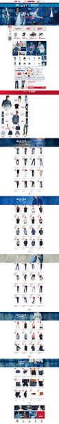 男人节-Levi's官方旗舰店 男装淘宝海报banner 天猫首页设计素材