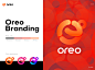 Oreo Branding gradient logo logo mark tech logo icon playful logo logo branding