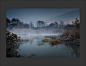 优秀的风景摄影作品：湿地曙光--www.jingpic.com
