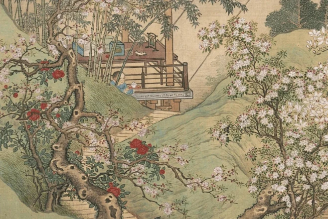 古画｜绘春｜古人的闲情雅致-花瓣网