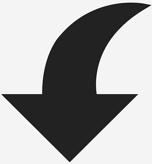 向下凹陷下降图标_88ICON https://88icon.com 向下 凹陷 下降 拖动 方向 减小 底部 箭头 拉动 箭头实心