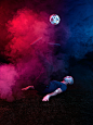 Daniel Cutting - Freestyler : A personal project working with professional football freestyler Daniel Cutting, retouched by Version Post. 