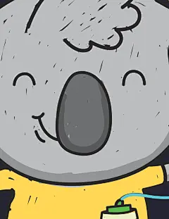 可爱小恐龙矢量图