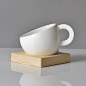 创意骨瓷咖啡杯碟套具装高档陶瓷欧式时尚简约纯白情侣卡布奇诺杯-淘宝网
