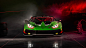 兰博基尼Huracan GT3 EVO2 个性绿色跑车壁纸 5k-PixStock 源像素