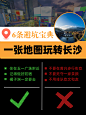 简约旅游攻略小红书封面配图