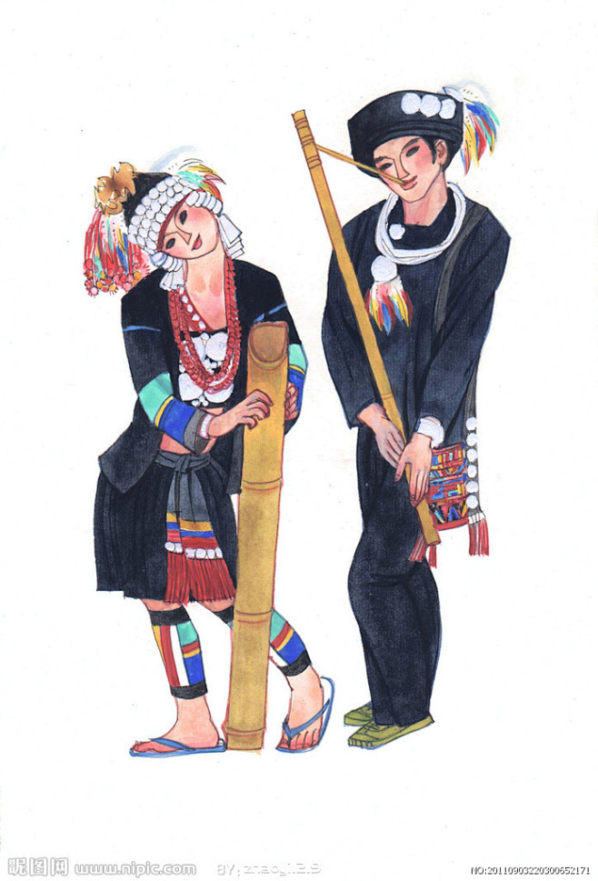 少数民族哈尼族