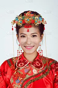 注视镜头,新娘,春节,垂直画幅,伴侣,东亚,仅成年人,青年人,友谊,婚姻