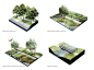 Bustler: DELVA Landscape Architects and plusofficearchitects designs Vlaspark concept for Kuurne, Belgium