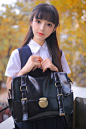 温心月光采集，美女