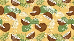 椰子图案  - 源文件下载【酷图网】卡通椰子图案,卡通,素材,插图,元素,矢量,可爱,矢量椰子,椰子素材,卡通椰子,瓶贴,壁纸,墙纸,椰子,椰子包装,插画,清新,无缝,印花,循环,连续,图案,数码,布料,服装图案,手绘,包装,包装纸,美味,椰子图案,简约,时尚,背景,四方连续,切面,平铺,椰汁,椰浆,椰壳,夏天,树叶,动感,精美,橙色,