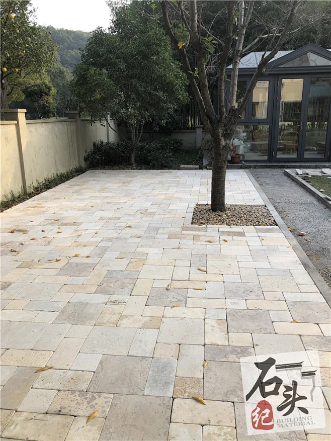 洞石秋黄莱姆石天然石材文化石别墅庭院花园院子户外铺地室内地砖-淘宝网-花瓣网