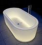 OiO – illuminated bath and washbasin from Antonio Lupi | deco NICHE