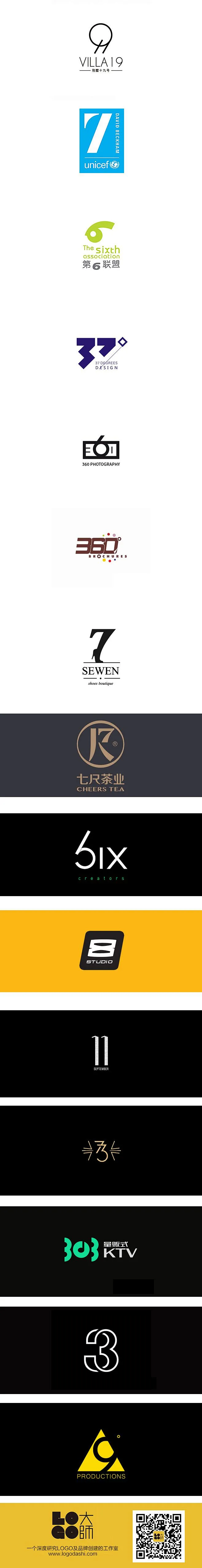 #数字logo##以数字为元素logo##logo设计##logo欣赏##优秀logo# #Logo##logo大师##做更好的标志，找 ...