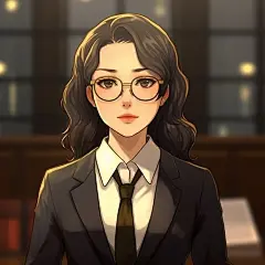 (1/4)动漫女孩坐在法庭上，以愉悦和乐观的风格呈现，英特尔核心，统一的舞台形象，UE5，古典主义肖像，闪闪发光，亲近的个性(AI绘图来自WeDraw.art)
