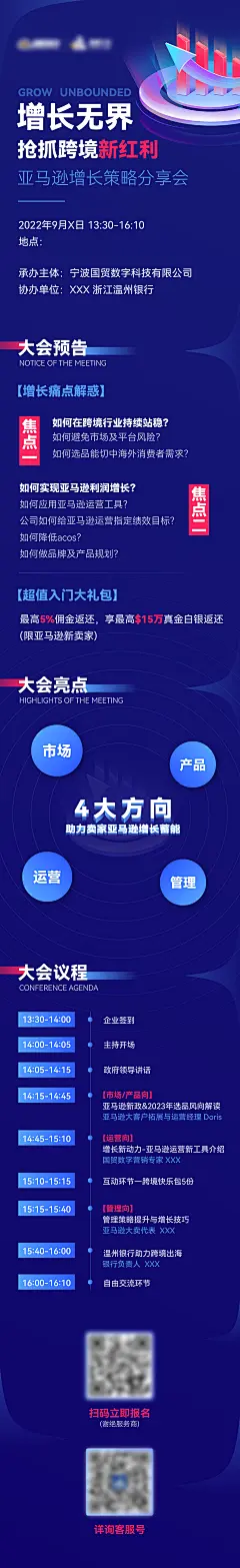 跨境电商沙龙长图