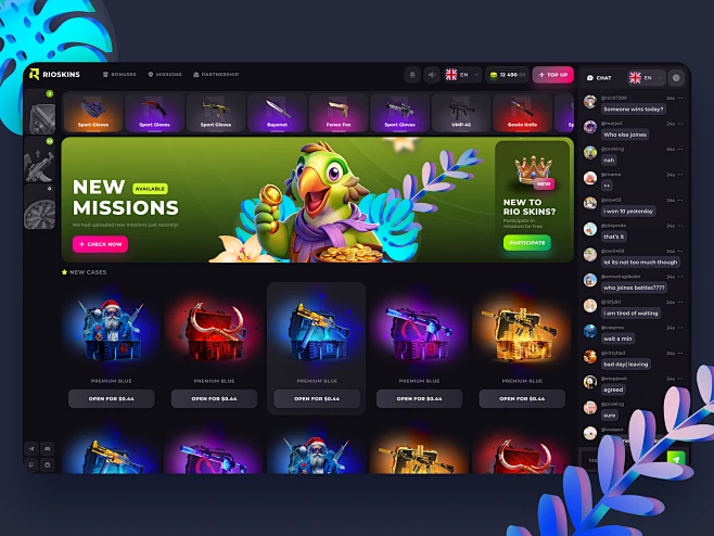 CS:GO Gambling RIO SKINS by Cas Studio on Dribbble图片_游戏棋牌图片素材-花瓣网