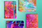 Playing with Patterns : Personal illustration project about colors and textures.