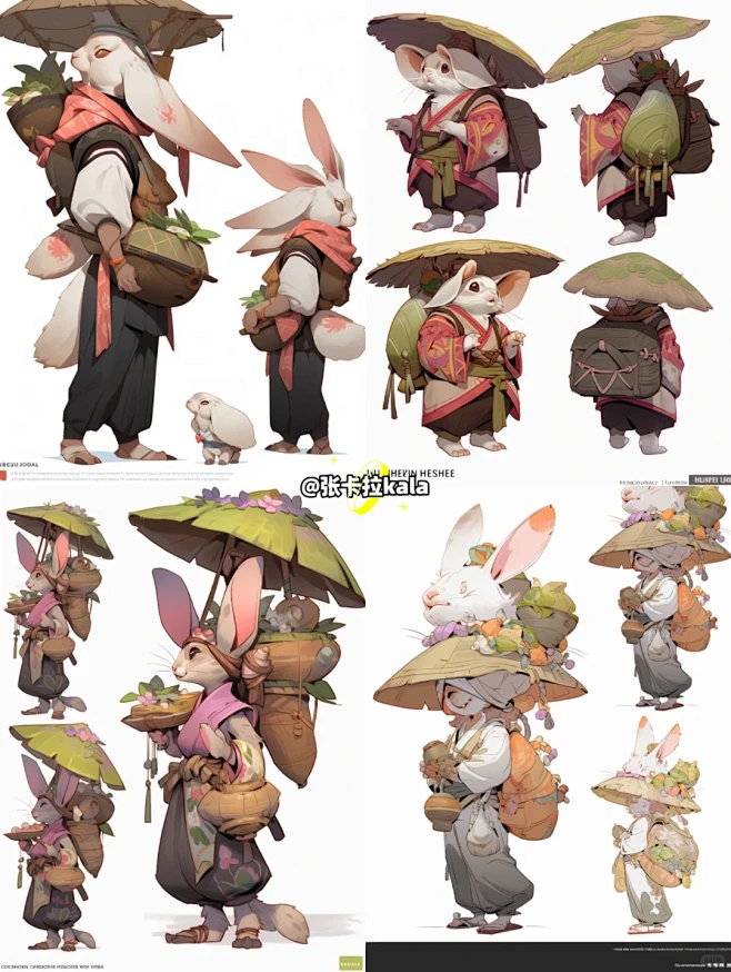 【100个角色设计09】拟人化动物角色设...