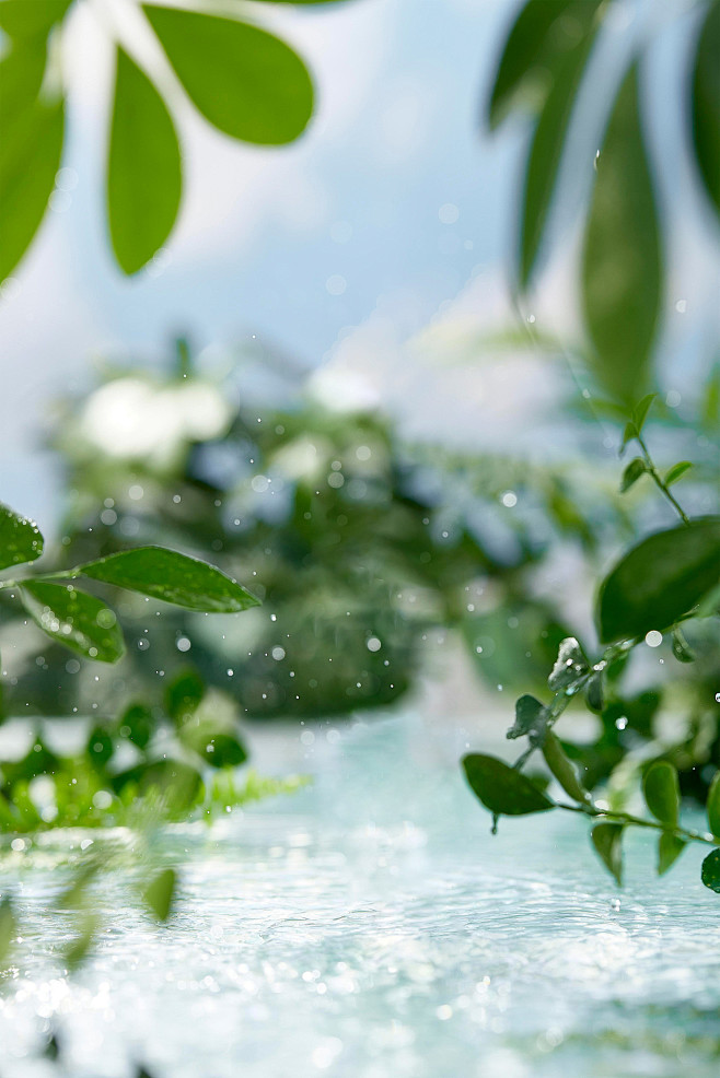 化妆品香水洗护海报摄影简约高级感实物背景...