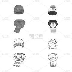 分离着色,衣服,标志,纹理,人造物,热,头饰,纺织品,收集,设计