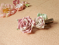 WJR家【玫瑰】立体花朵 COS 古装和风细工发簪头饰发夹 拍摄-淘宝网